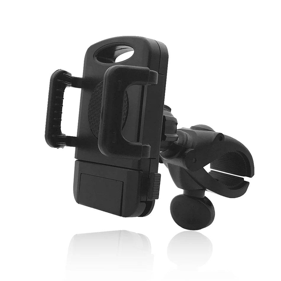 Xnyocn Fahrrad-Handyhalterung, universelle Fahrrad- und Motorradhalterung, 360° drehbare Halterung mit Klemme für Smartphones