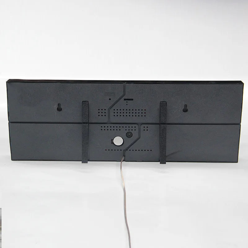 CHEETIE CP124 Große 6-Zoll RGB-LED-Digital-Wanduhr mit hochpräzisem GPS für Büro und Hotel