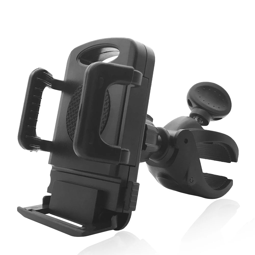 Xnyocn Fahrrad-Handyhalterung, universelle Fahrrad- und Motorradhalterung, 360° drehbare Halterung mit Klemme für Smartphones