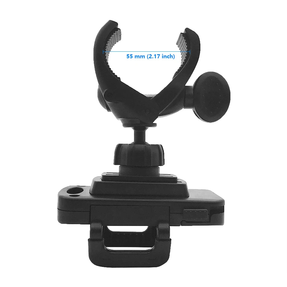 Xnyocn Fahrrad-Handyhalterung, universelle Fahrrad- und Motorradhalterung, 360° drehbare Halterung mit Klemme für Smartphones