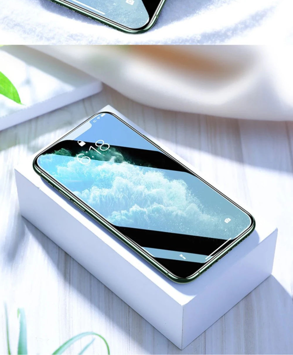 HD-Glas für iPhone 17, 16, 15 Pro Max Displayschutzfolie, Vollbild-Schutz aus gehärtetem Glas