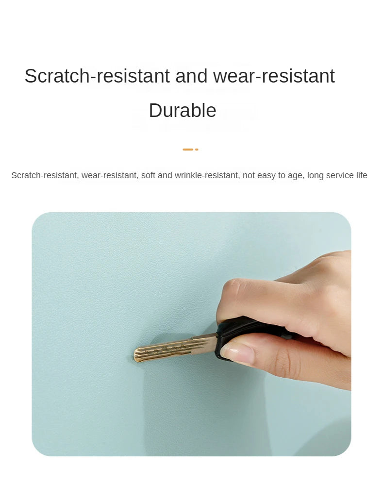 Kleines PU-Mauspad, rutschfest, für Gaming-Desktop-Computer, aus Leder, wasserdicht, kratzfest, leicht zu reinigen For PC Laptop Desktop