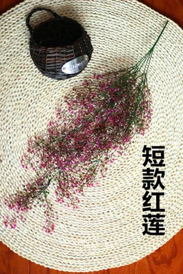 Künstliche violette Blumen, Partydekoration, Simulation, Valentinstag, Hochzeit, Wandhänger, Blumenkorb, künstliche Orchidee, künstliche Blume