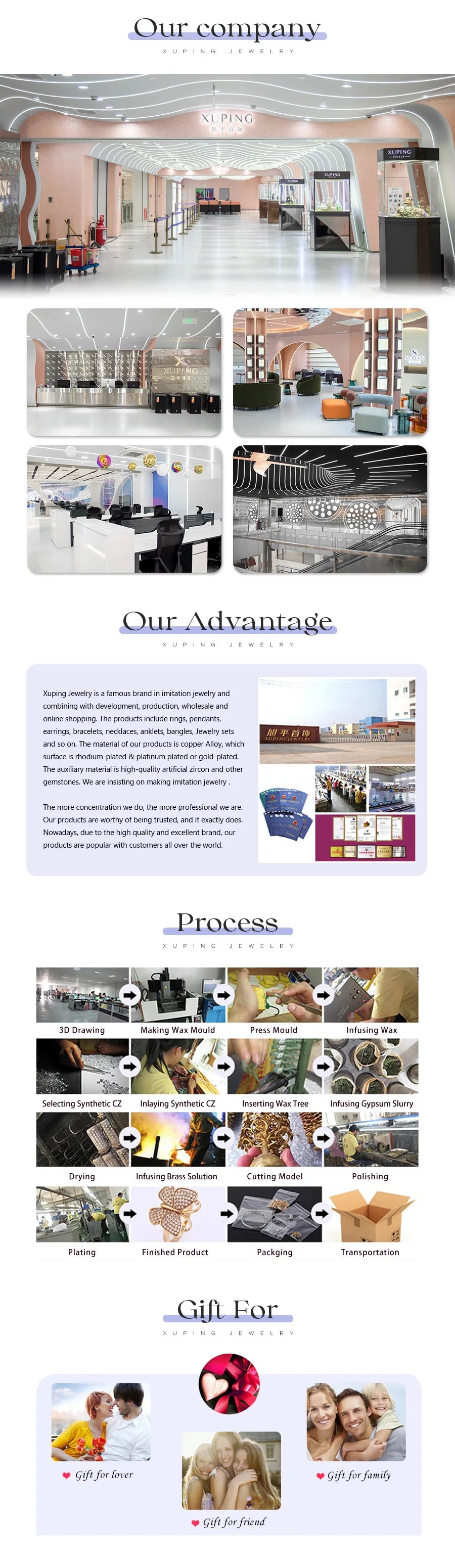 Xuping Schmuck Modischer, hochwertiger, klassischer, charmanter Liebesring für Damen und Herren – ideales Geschenk zum Valentinstag oder zur Hochzeit