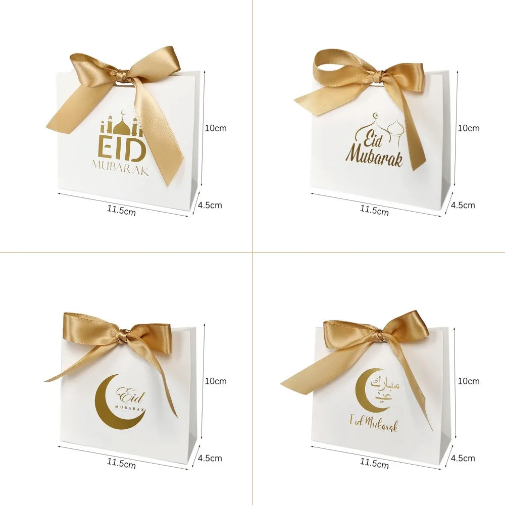 5 Stück Eid Mubarak Geschenkboxen, Ramadan Süßigkeiten- und Keksboxen, Eid-Verpackungsmaterial, Ramadan Kareem Geschenkbox, Eid Mubarak Dekoration 2026