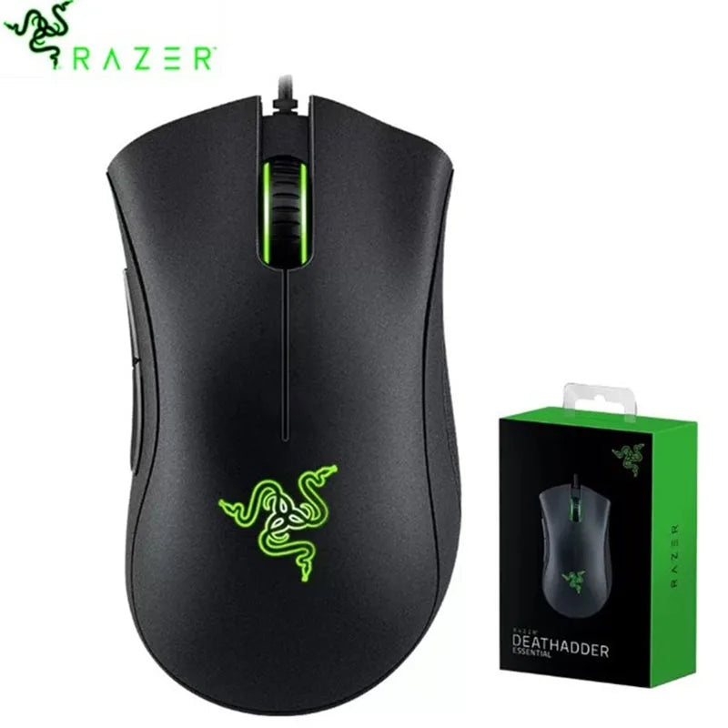 Razer Deathadder Viper Standard Edition 6400 Kabelgebundene Gaming-Maus Neu für E-Sport und League of Legends