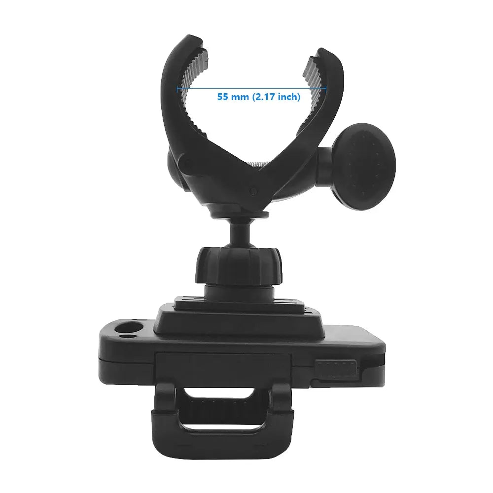 Xnyocn Fahrrad-Handyhalterung, universelle Fahrrad- und Motorradhalterung, 360° drehbare Halterung mit Klemme für Smartphones