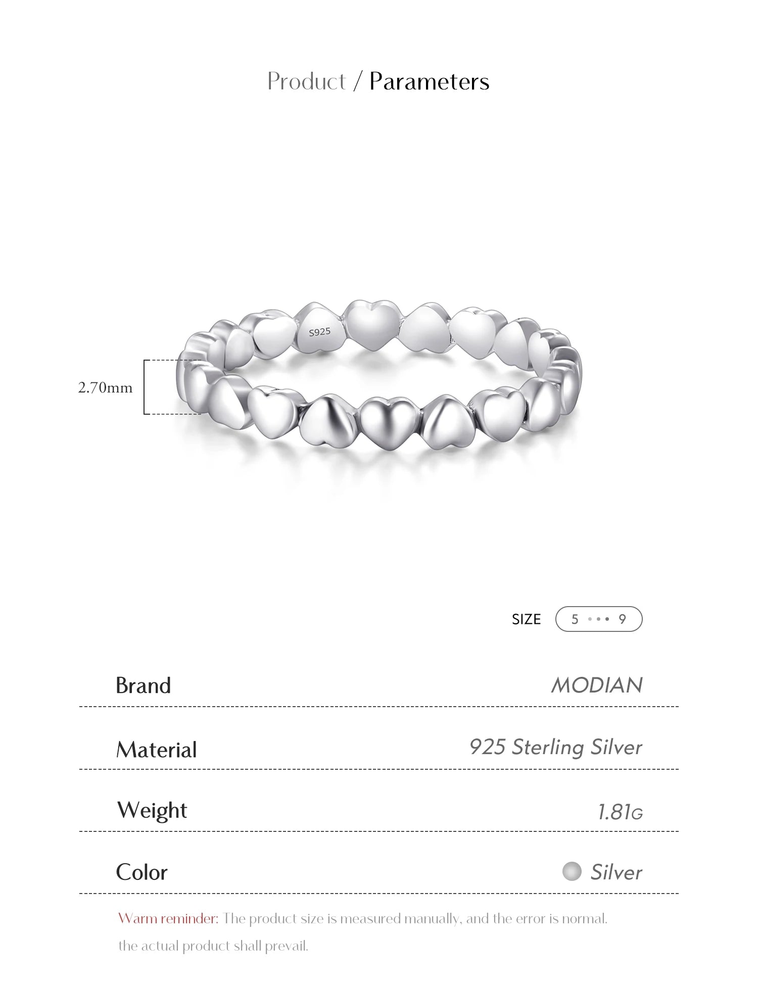 Heißer, authentischer und origineller Herz-Fingerring aus 100 % massivem 925er Sterlingsilber – Schmuckstück für ewige Liebe – perfektes Valentinstagsgeschenk