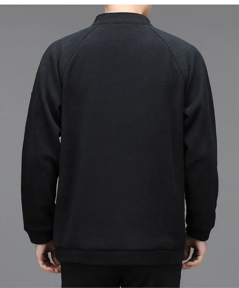 Herren-Sweatshirt, Frühling/Herbst, Langarm-T-Shirt, lockerer Trend-Rundhalsausschnitt, leichtes Freizeit-Sportshirt