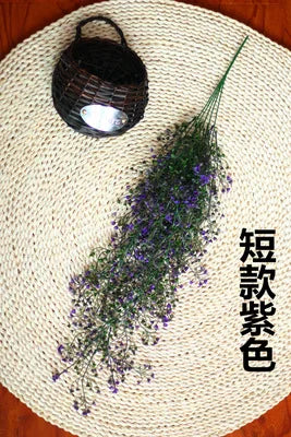 Künstliche violette Blumen, Partydekoration, Simulation, Valentinstag, Hochzeit, Wandhänger, Blumenkorb, künstliche Orchidee, künstliche Blume