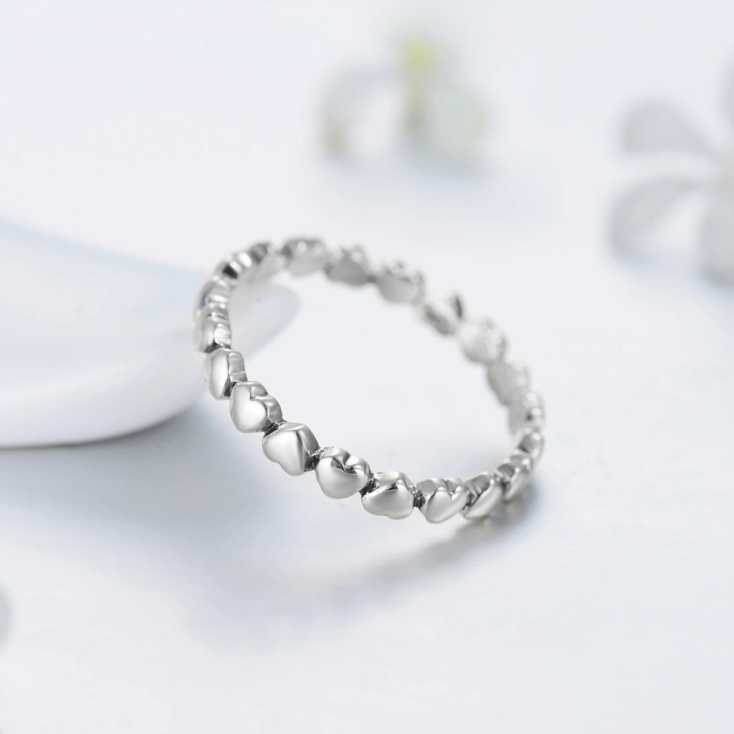 Heißer, authentischer und origineller Herz-Fingerring aus 100 % massivem 925er Sterlingsilber – Schmuckstück für ewige Liebe – perfektes Valentinstagsgeschenk