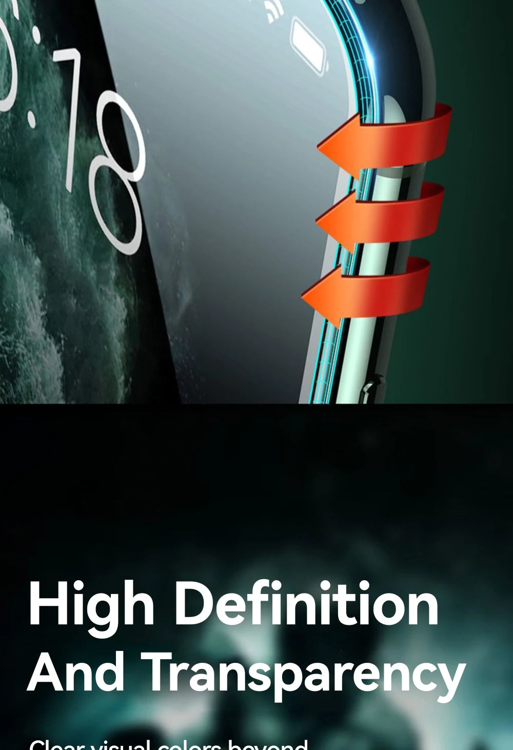 HD-Glas für iPhone 17, 16, 15 Pro Max Displayschutzfolie, Vollbild-Schutz aus gehärtetem Glas